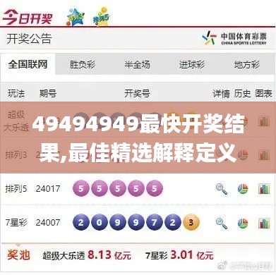 49494949最快开奖结果,最佳精选解释定义_投资版10.996