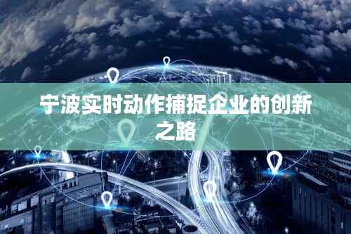 宁波实时动作捕捉企业的创新之路