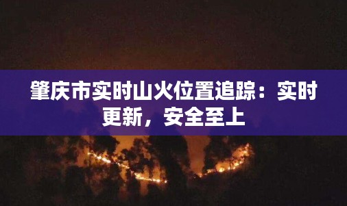 肇庆市实时山火位置追踪:实时更新,安全至上