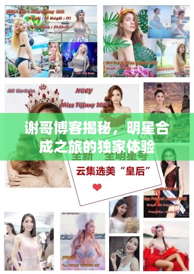 谢哥博客揭秘，明星合成之旅的独家体验