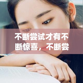 不断尝试才有不断惊喜,不断尝试的意思